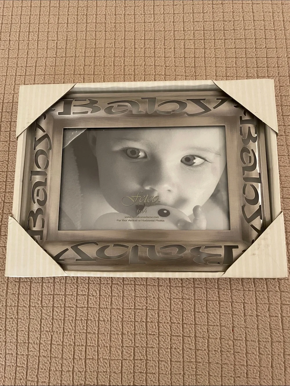 Fetco Baby Frame in Silver 6x4 NIB!